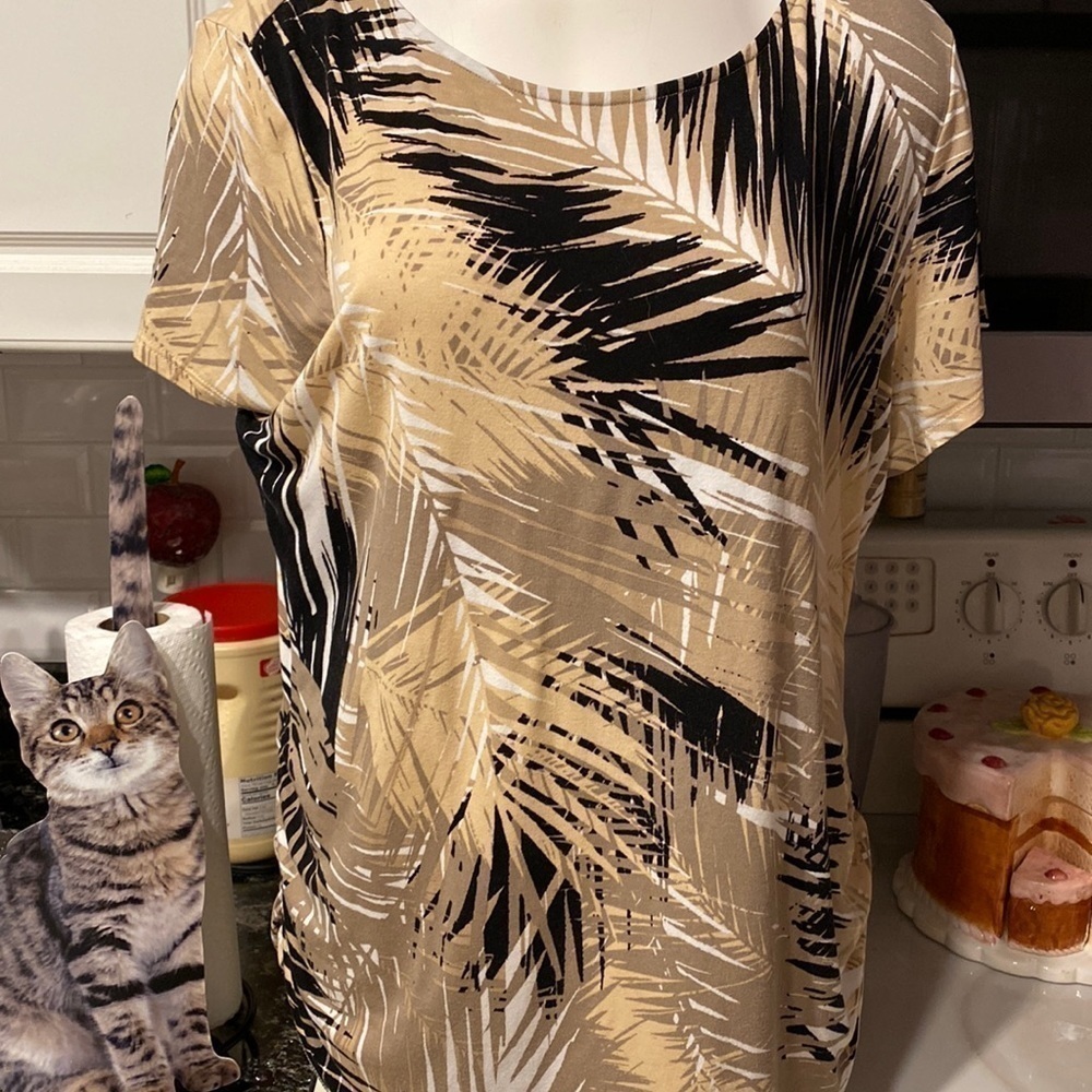 Z womens Ruby Rd. Casual cap sleeve stretch regular size top XL